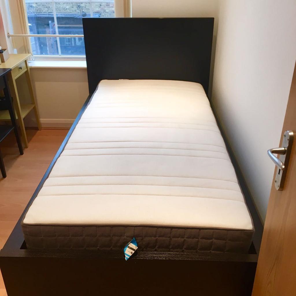 IKEA malm single bed and mattress
