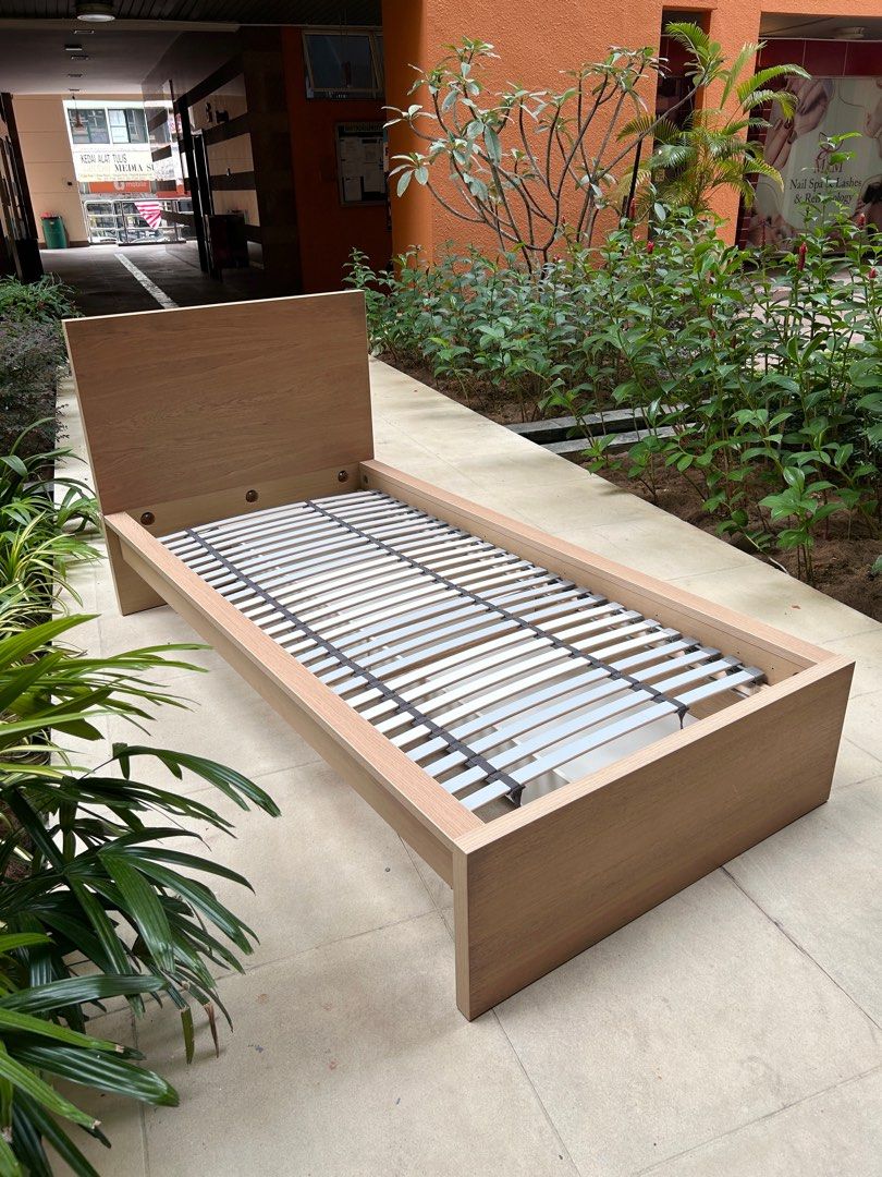 IKEA malm single bed and mattress