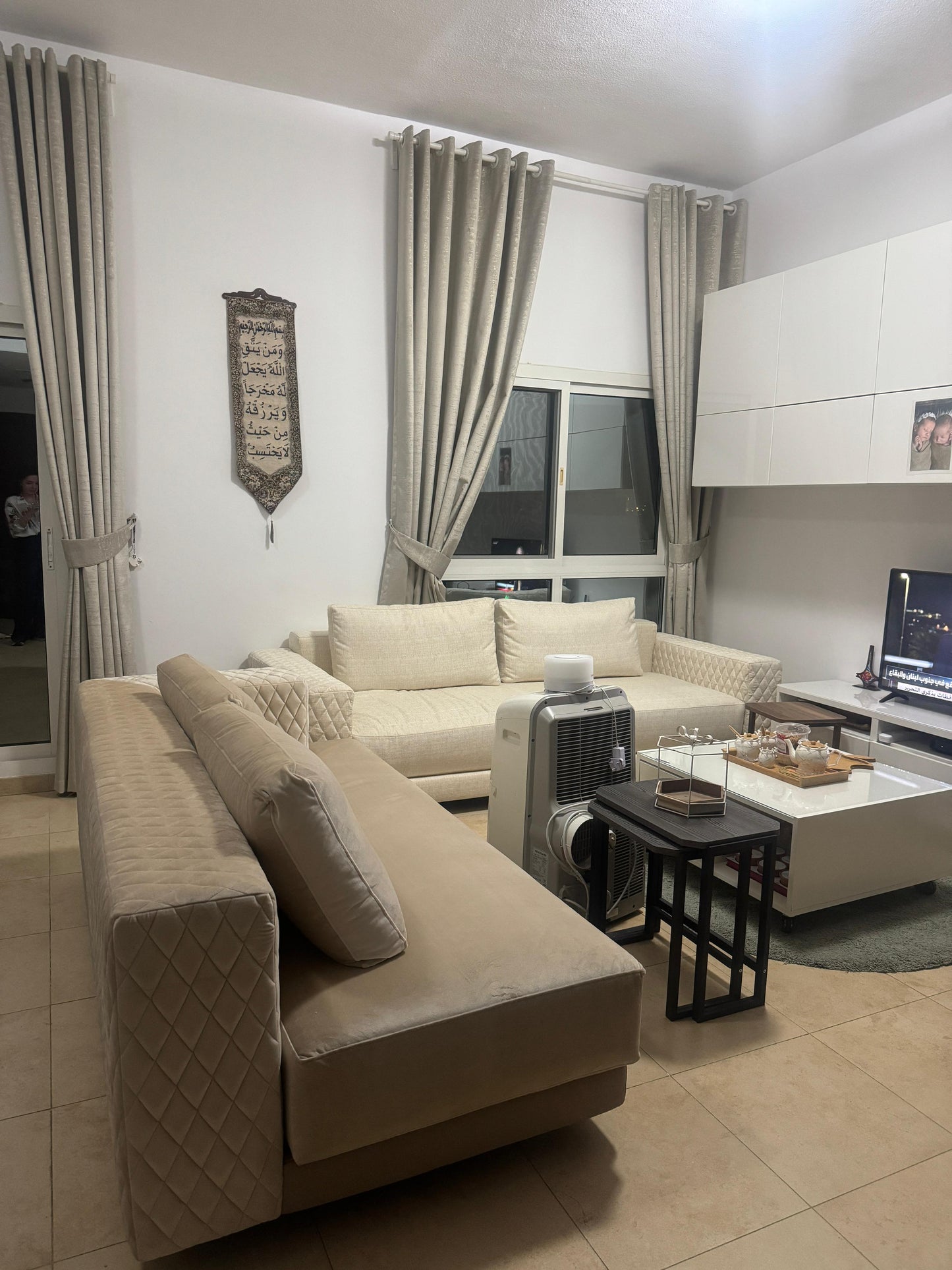 Italian leather sofa set