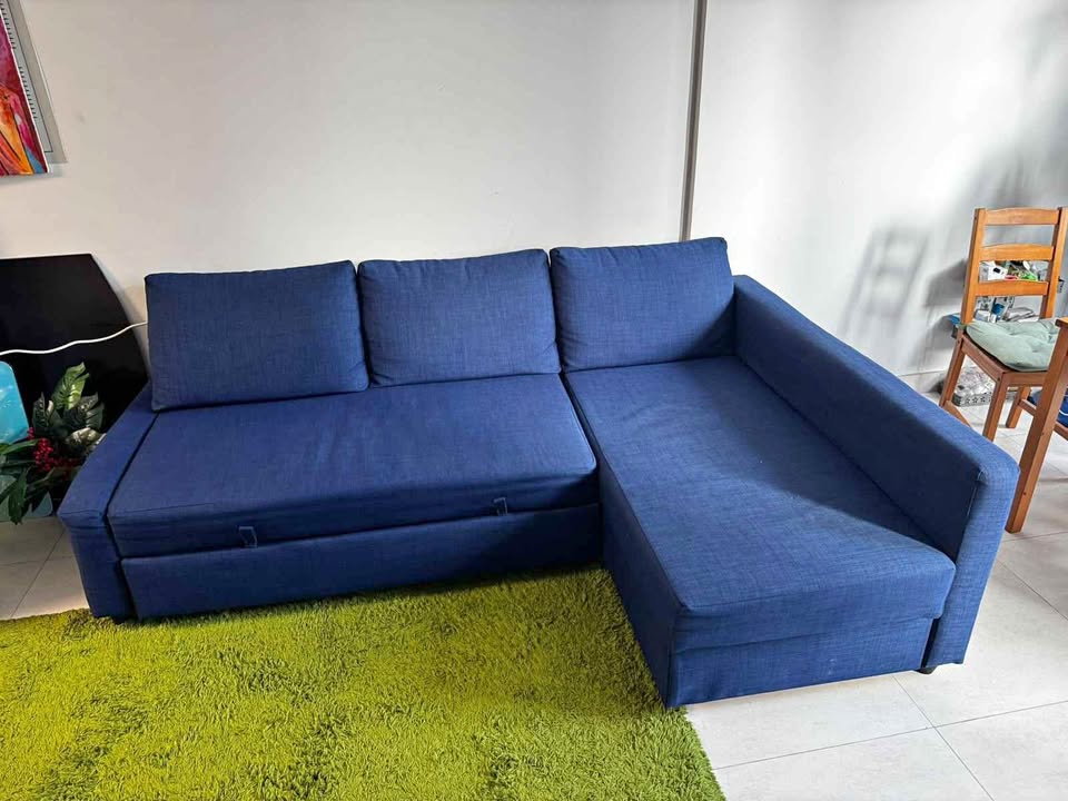 IKEA FRIHETEN L shape sofa bed
