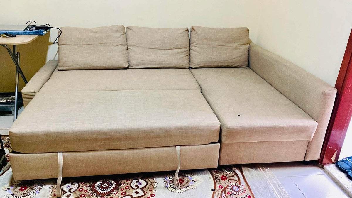 IKEA FRIHETEN L shape sofa bed