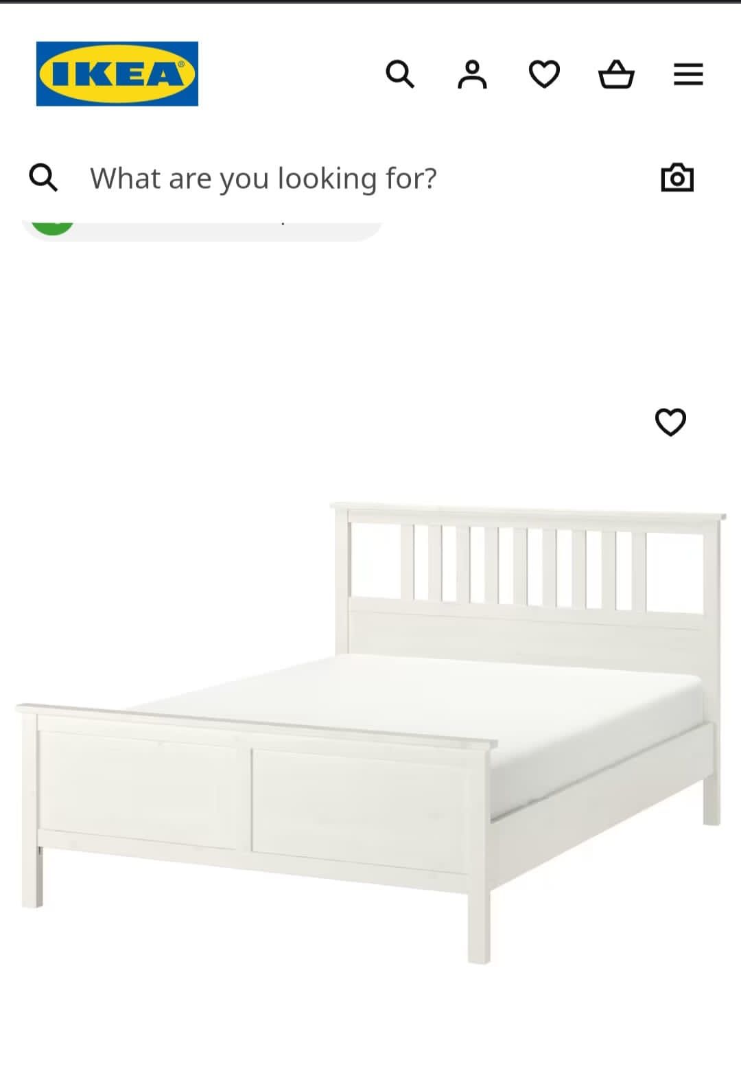 IKEA hemnes king size bed frame