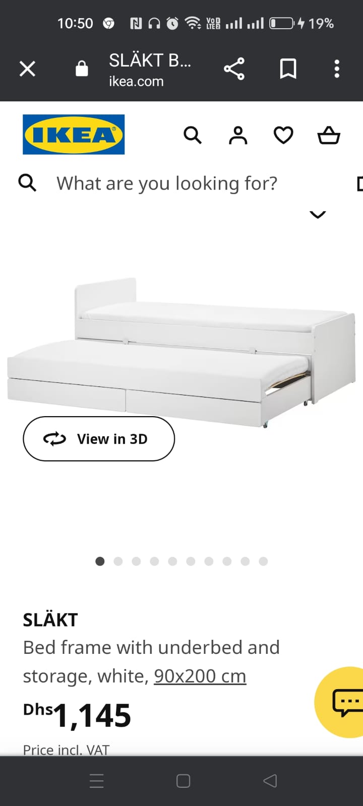 IKEA slakt bed frame