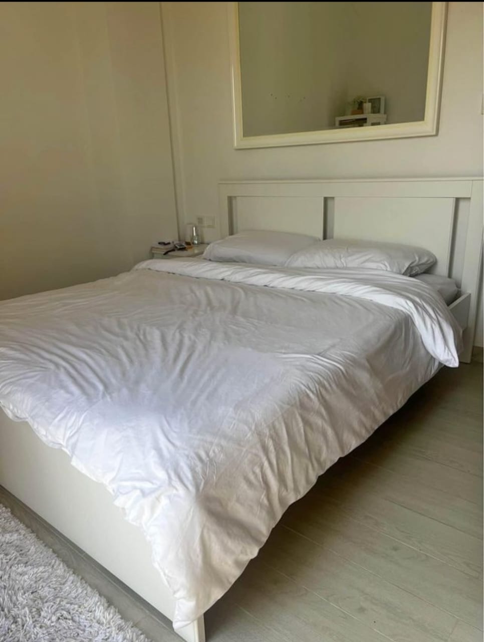 IKEA queen size songesand bed frame with 4 storage drawer Ready My Space