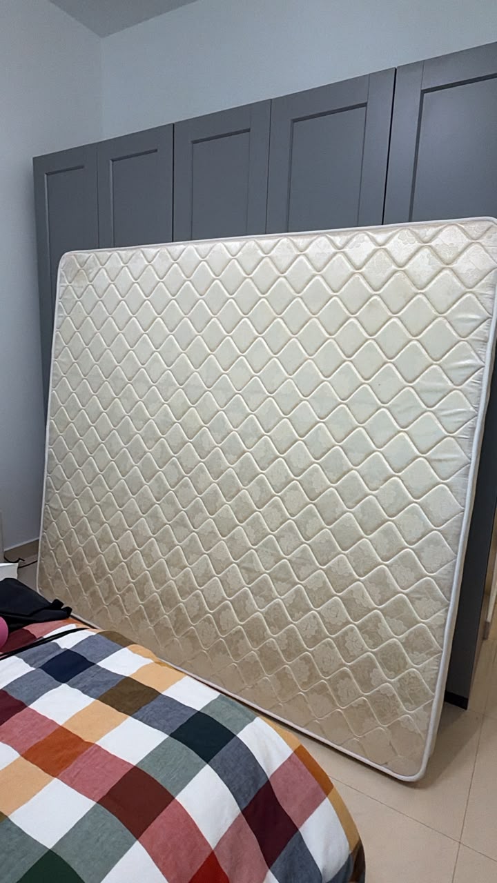 Danford Royal Spring mattress brand label and edge condition