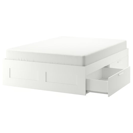IKEA DOUBLE BED WITH STORAGE ASSEMBLY