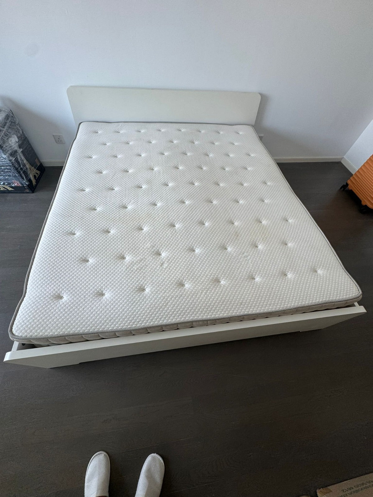 Ikea king size bed and mattress