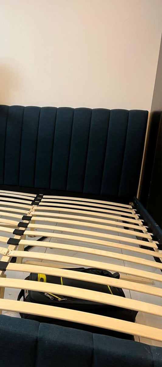 King size fabric bed
