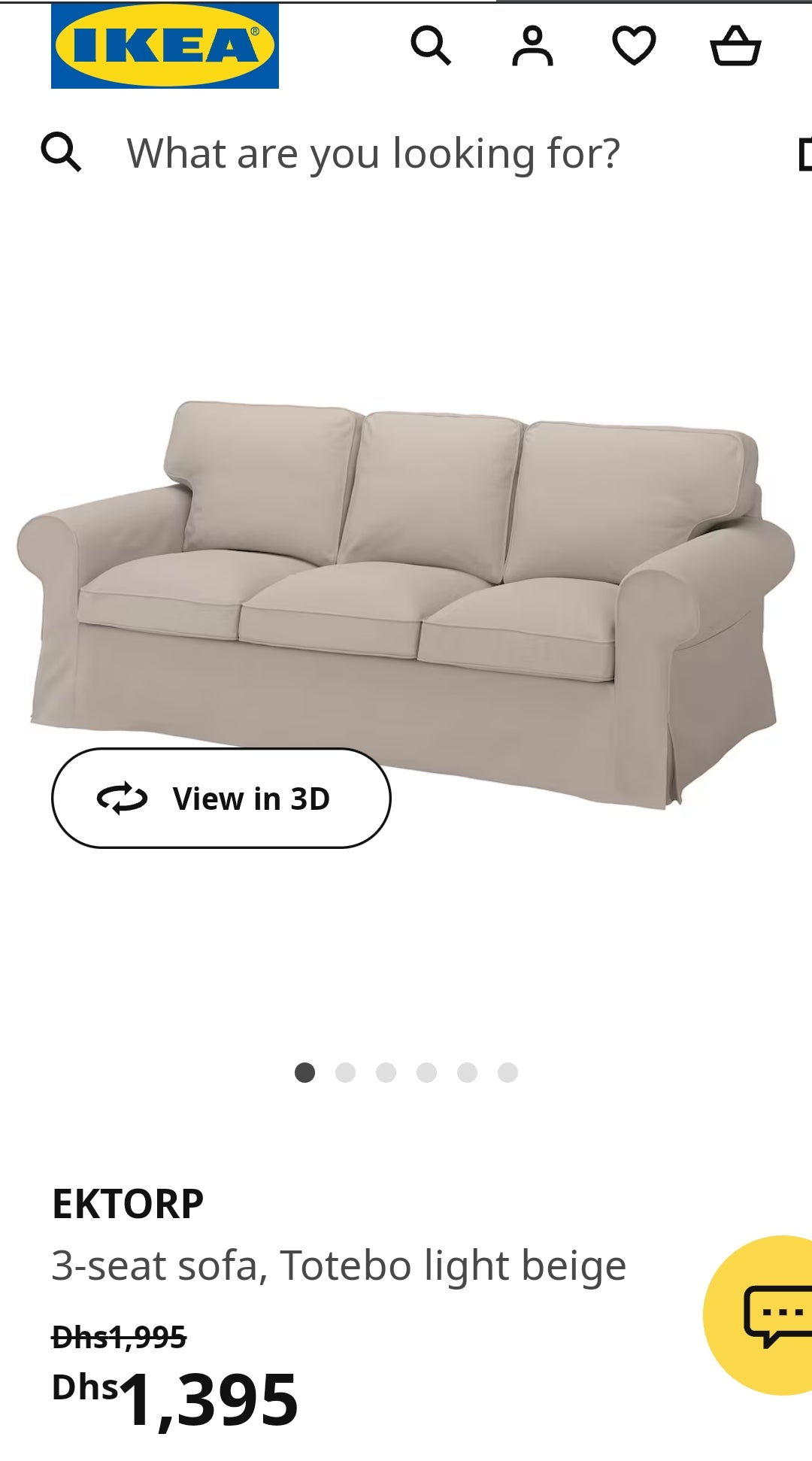 IKEA EKTORP sofa set